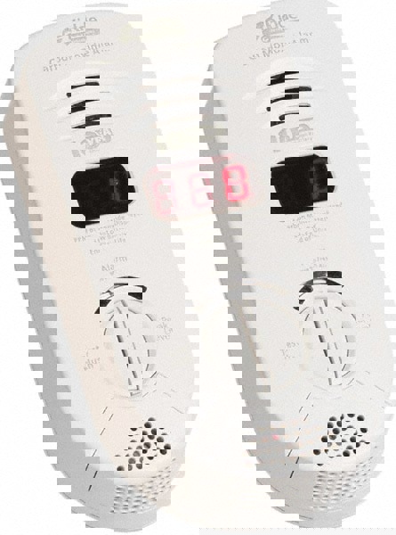 Smoke & Carbon Monoxide (CO) Alarms; Alarm Type: Smoke; Power Source: Plug-In; 120VAC Power Supply; Sensor Type: Electrochemical; Mount Type: Wall; Interconnectable: Non-Interconnectable; Battery Chemistry: Lithium-Ion; Maximum Decibel Rating: 85.0 dB; Ma